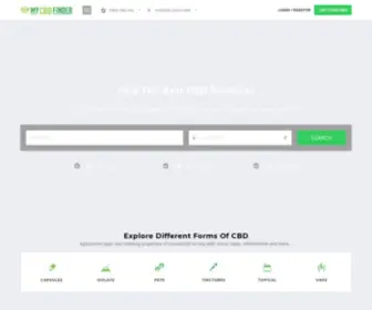 MYCBdfinder.com(MY CBD FINDER) Screenshot