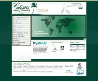 MYCBFL.com(Citizens Bank of Florida) Screenshot