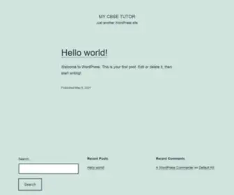 MYCbsetutor.com(Just another WordPress site) Screenshot
