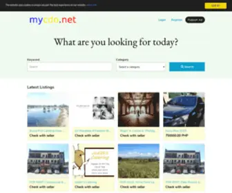 MYCDo.net(The Site for Premium Services in Cagayan de Oro City) Screenshot