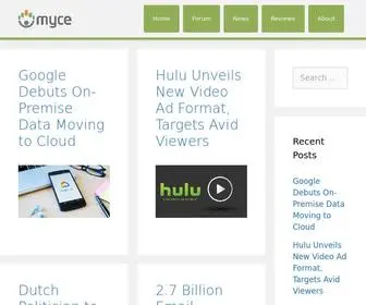 Myce.com(Keep your data yours) Screenshot