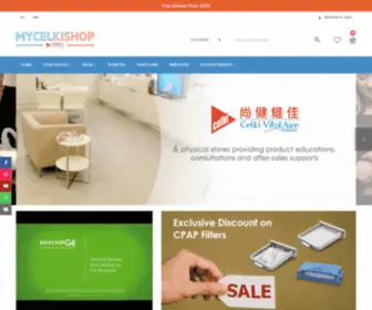 Mycelkishop.com.hk(本網店) Screenshot