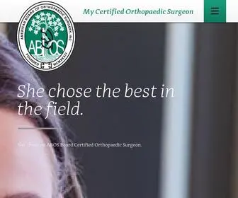 Mycertifiedorthopaedicsurgeon.org(Confirm that your Orthopaedic Surgeon) Screenshot