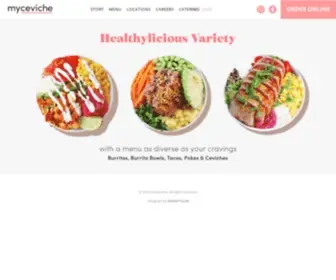 Myceviche.com(My Ceviche) Screenshot