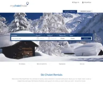 MYchaletfinder.com(Ski Chalets) Screenshot