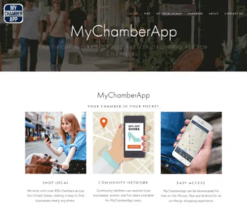 MYchamberapp.com(Chamber of commerce) Screenshot