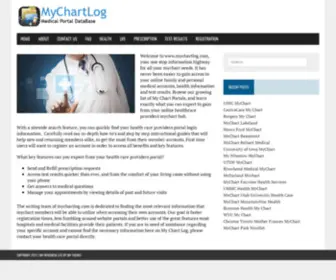 MYchartlog.com(My Chart Log) Screenshot