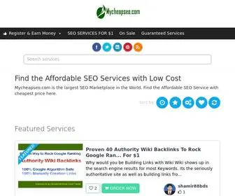 MYcheapseo.com(Affordable SEO Services with Low Cost) Screenshot