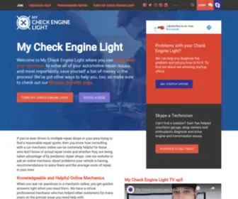 MYcheckenginelight.com(Ask An Online Mechanic) Screenshot