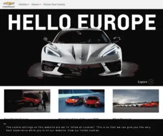 MYchevrolet.eu(Chevrolet Europe) Screenshot