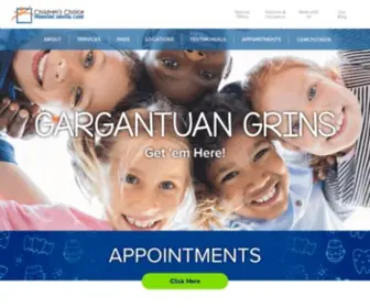 MYchildrenschoice.com(Children’s Choice Pediatric Dentistry) Screenshot