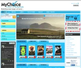 MYchoicevideo.com(Online DVD rental service) Screenshot