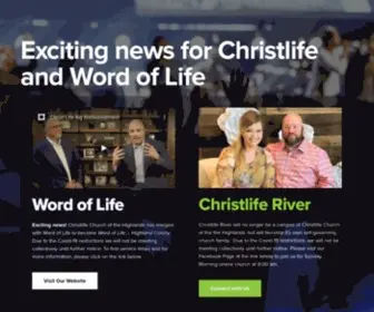 MYChristlife.com(Christlife Church of the Highlands) Screenshot