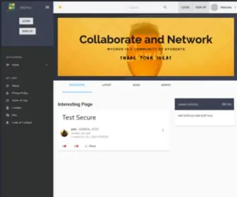 MYchuo.com(Collaborate and Gain with fellow Comrades) Screenshot