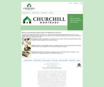 MYchurchill.com(Churchill Mortgage Brentwood) Screenshot