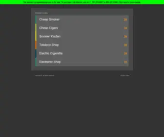 Mycigaretteshop.com(Mycigaretteshop) Screenshot