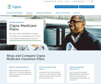 Mycignahealthspring.com(Cigna Medicare Insurance) Screenshot