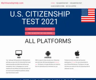 Mycitizenshiphelp.com(MyCitizenshipHelp) Screenshot