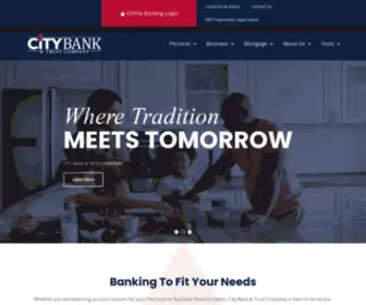 Mycitybank.com(City Bank & Trust Company) Screenshot