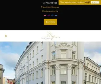 Mycityhotel.ee(Hotel Tallinn Old Town I My City Hotel in Tallinn I Official website) Screenshot