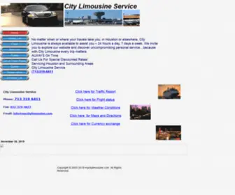 Mycitylimousine.com(City Limousine Service) Screenshot