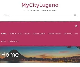 Mycitylugano.ch(Cool website for lugano) Screenshot