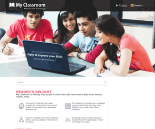 MYclassroom.in(My Classroom) Screenshot