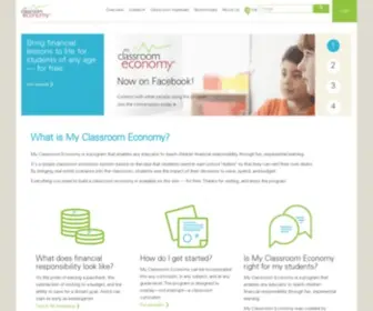 MYclassroomeconomy.org(My Classroom Economy) Screenshot