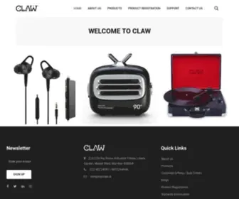 MYclaw.in(Electronic Accessories Online) Screenshot