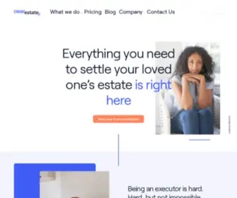 MYclearestate.com(Being an executor) Screenshot