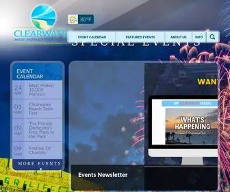 MYclearwaterevents.com(Clearwater, FL Special Events) Screenshot