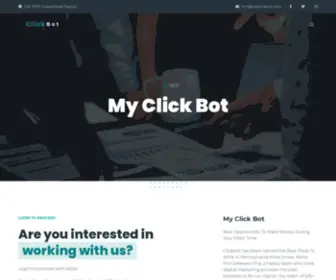 MYclickbot.com(My Click Bot) Screenshot