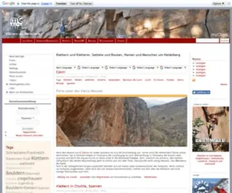 MYclimb.de(Klettern um Heidelberg) Screenshot