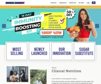 MYclinicalnutrition.com(Online Health Supplement Store) Screenshot