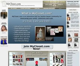 MYcloset.com(The place to share your world) Screenshot