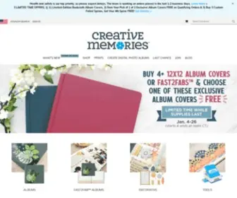 MYCmsite.com(Creative Memories Scrapbooking Supplies) Screenshot