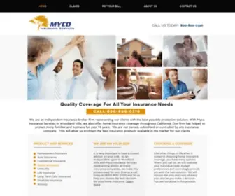 Myco.net(MYCO INSURANCE SERVICES) Screenshot