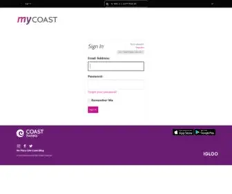 Mycoasthotels.com(Cookies Must Be Allowed) Screenshot