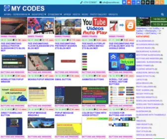 Mycodes.eu(MY CODES) Screenshot