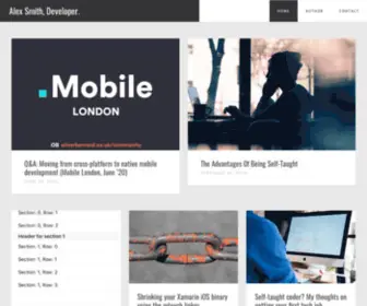Mycoding.blog(Alex Smith) Screenshot