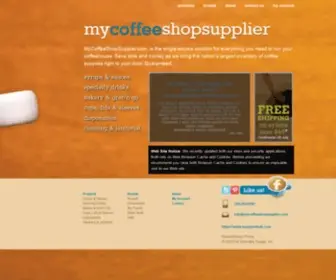 Mycoffeeshopsupplier.com(My Coffee Shop Supplier) Screenshot