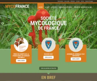 Mycofrance.fr(Site de la Société Mycologique de France (SMF)) Screenshot