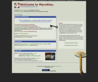 Mycokey.com(MycoKey home) Screenshot