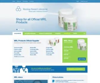 Mycologyresearch.com(Mycology Research Laboratories) Screenshot