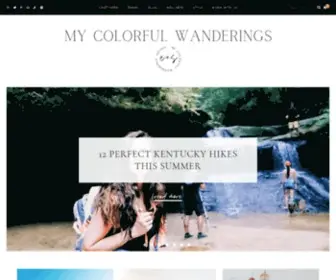 Mycolorfulwanderings.com(Blog Home) Screenshot