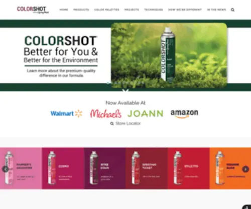 Mycolorshot.com(COLORSHOT Premium Spray Paint) Screenshot