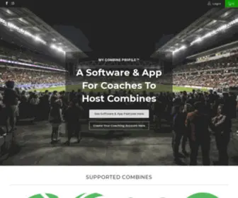 Mycombineprofile.com(My Combine Profile) Screenshot