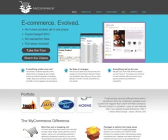 Mycommerce.net(Ecommerce solutions) Screenshot