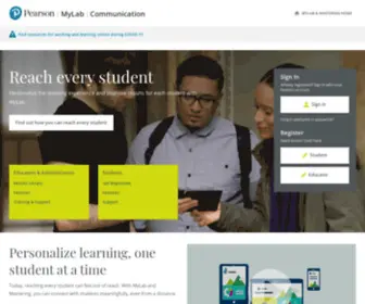 Mycommunicationlab.com(MyLab Communication) Screenshot