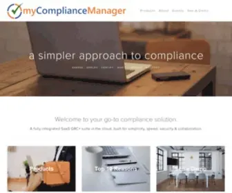 Mycompliancemanager.com(Mycompliancemanager) Screenshot